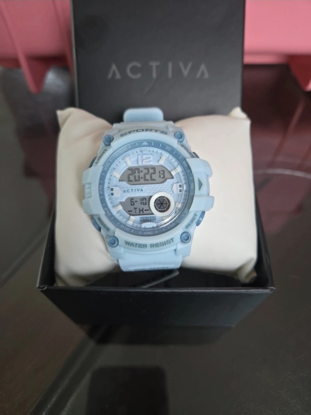 ACW533-007 Activa By Invicta Digital Essentials Light Blue Women's Watch 46mm